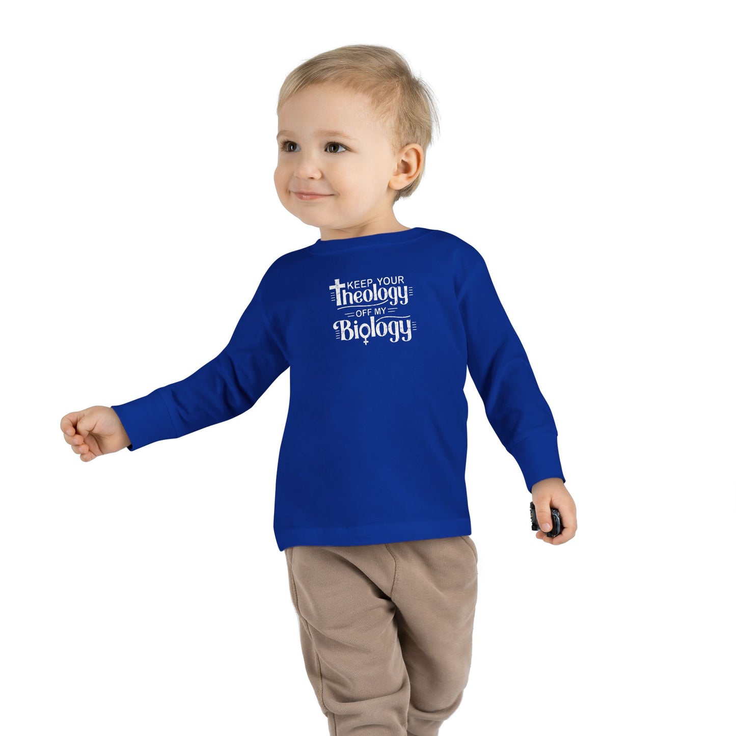 "Theology" Toddler Long Sleeve Tee
