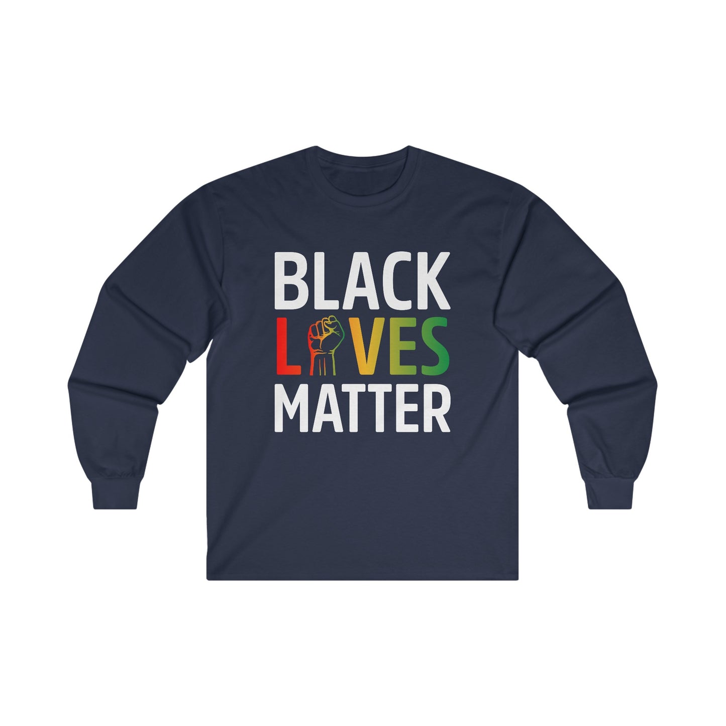 “Black Lives Matter – Unity Fist (Pan-Africa)” Unisex Long Sleeve T-Shirt