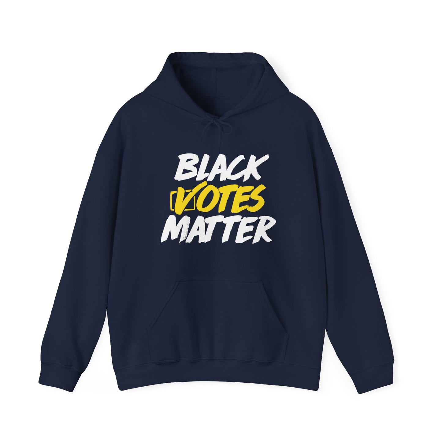 “Black Votes Matter” (white text) Unisex Hoodie