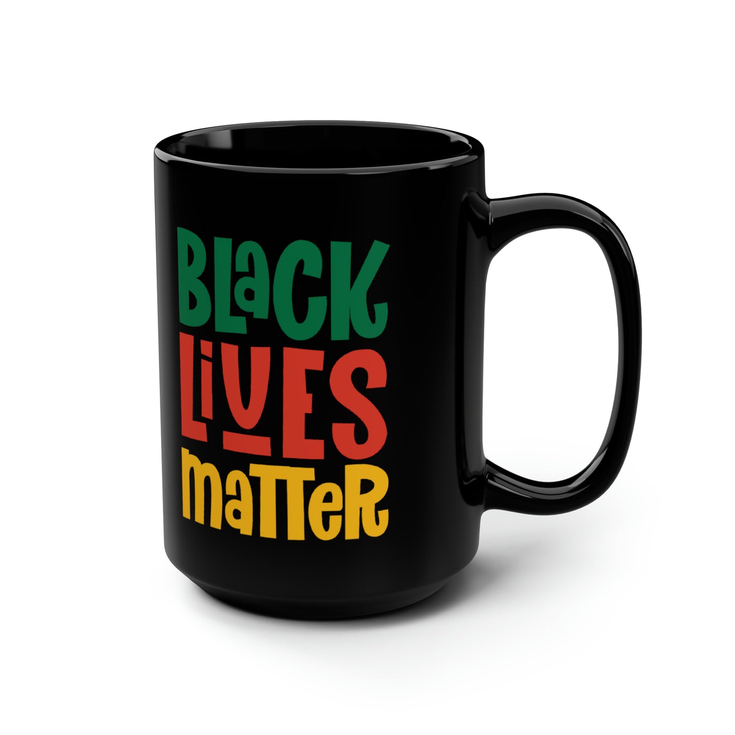 “Black Lives Matter – Solidarity (Pan-Africa 2)” 15 oz. Mug