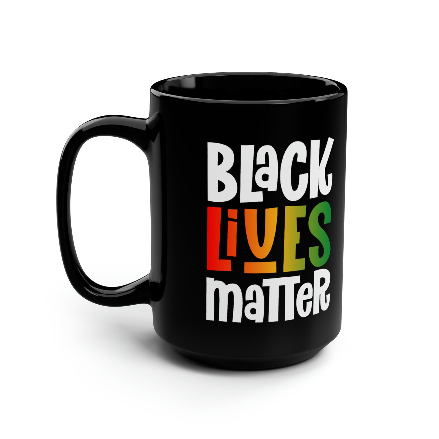 “Black Lives Matter – Solidarity (Pan-Africa 1)” 15 oz. Mug