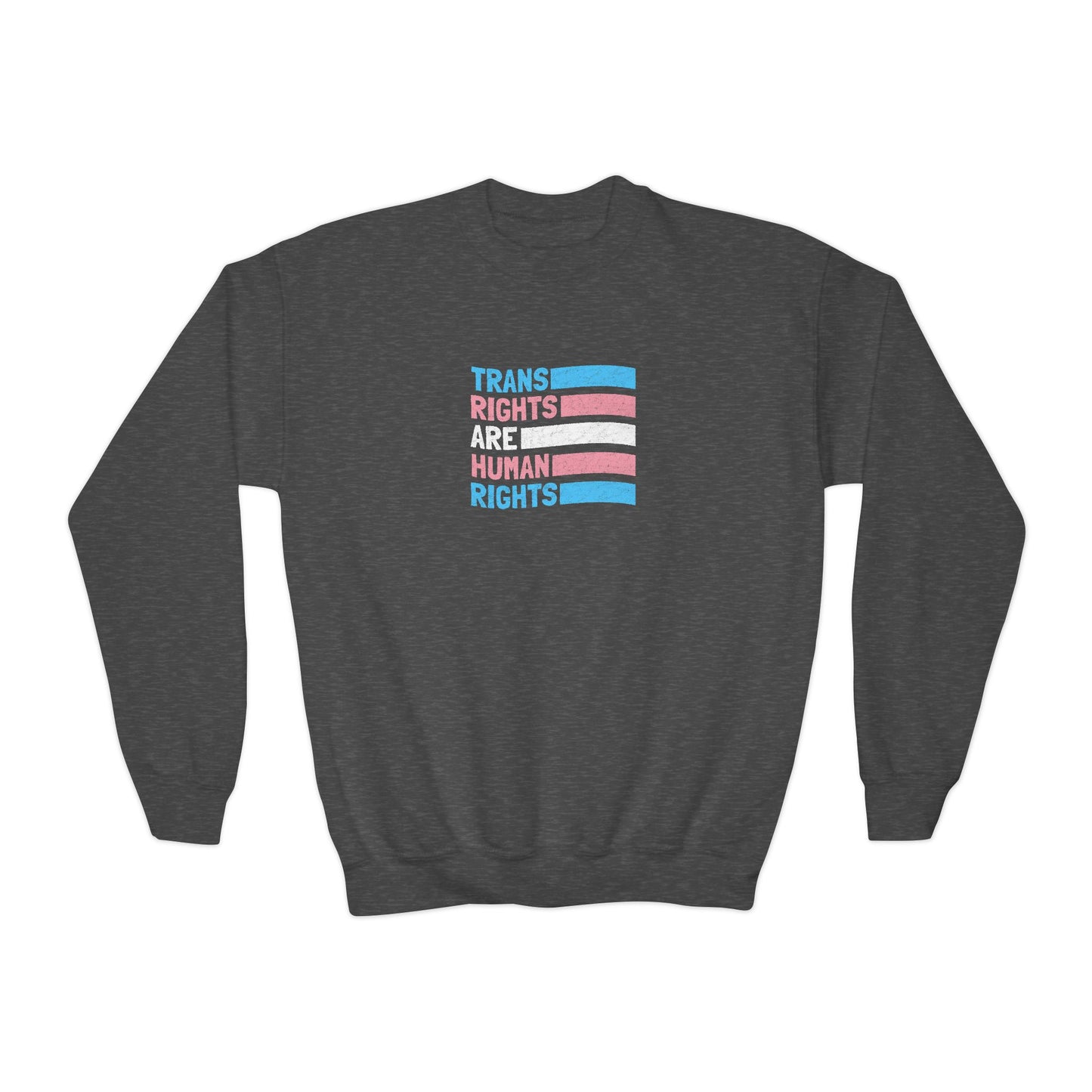 “Trans Rights Are Human Rights” Youth Sweatshirt