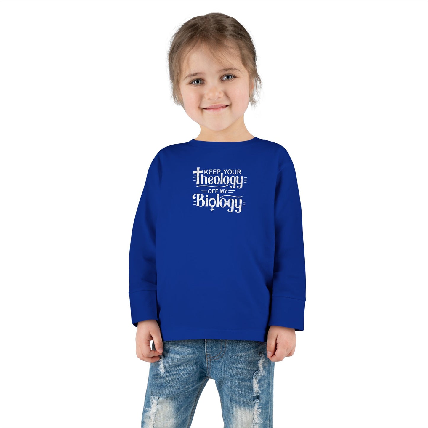 "Theology" Toddler Long Sleeve Tee