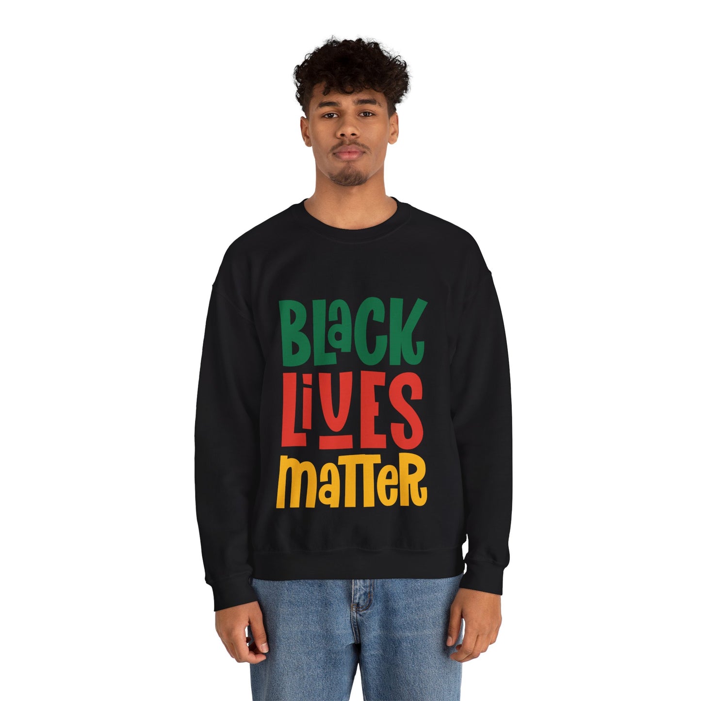 “Black Lives Matter – Solidarity (Pan-Africa 2)” Unisex Sweatshirt