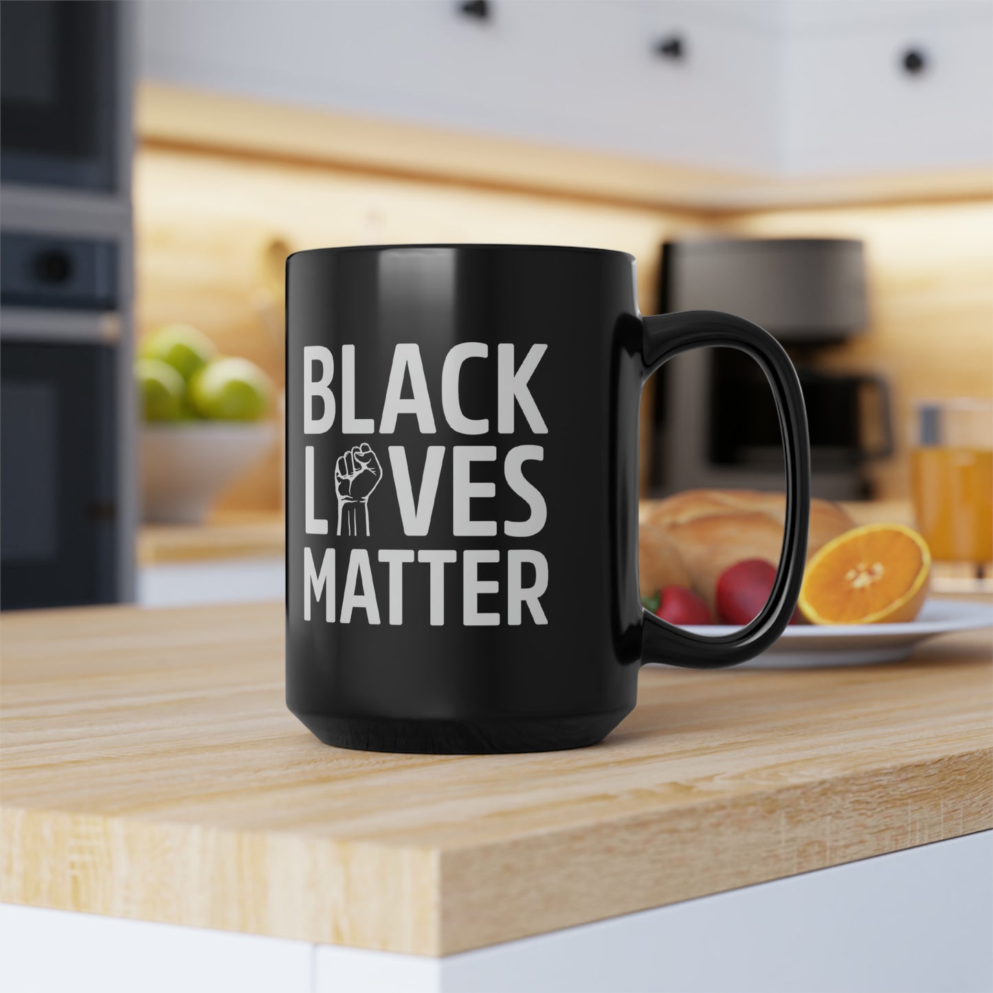 “Black Lives Matter – Unity Fist” 15 oz. Mug