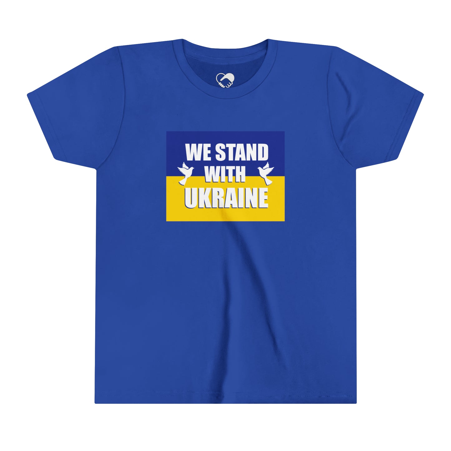 “We Stand With Ukraine” Youth T-Shirt