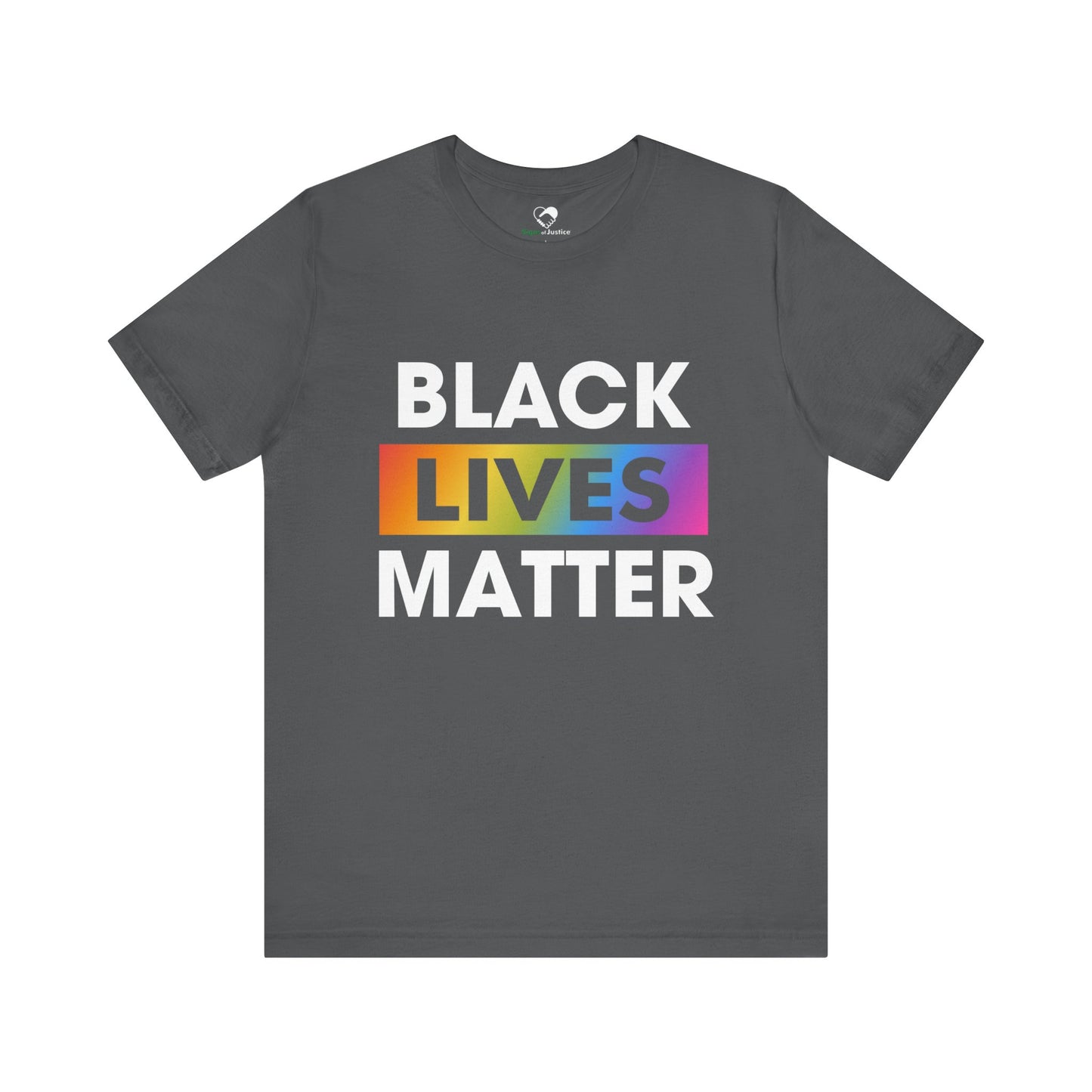 “Black Lives Matter (LGBTQ+)” Unisex T-Shirt (Bella+Canvas)