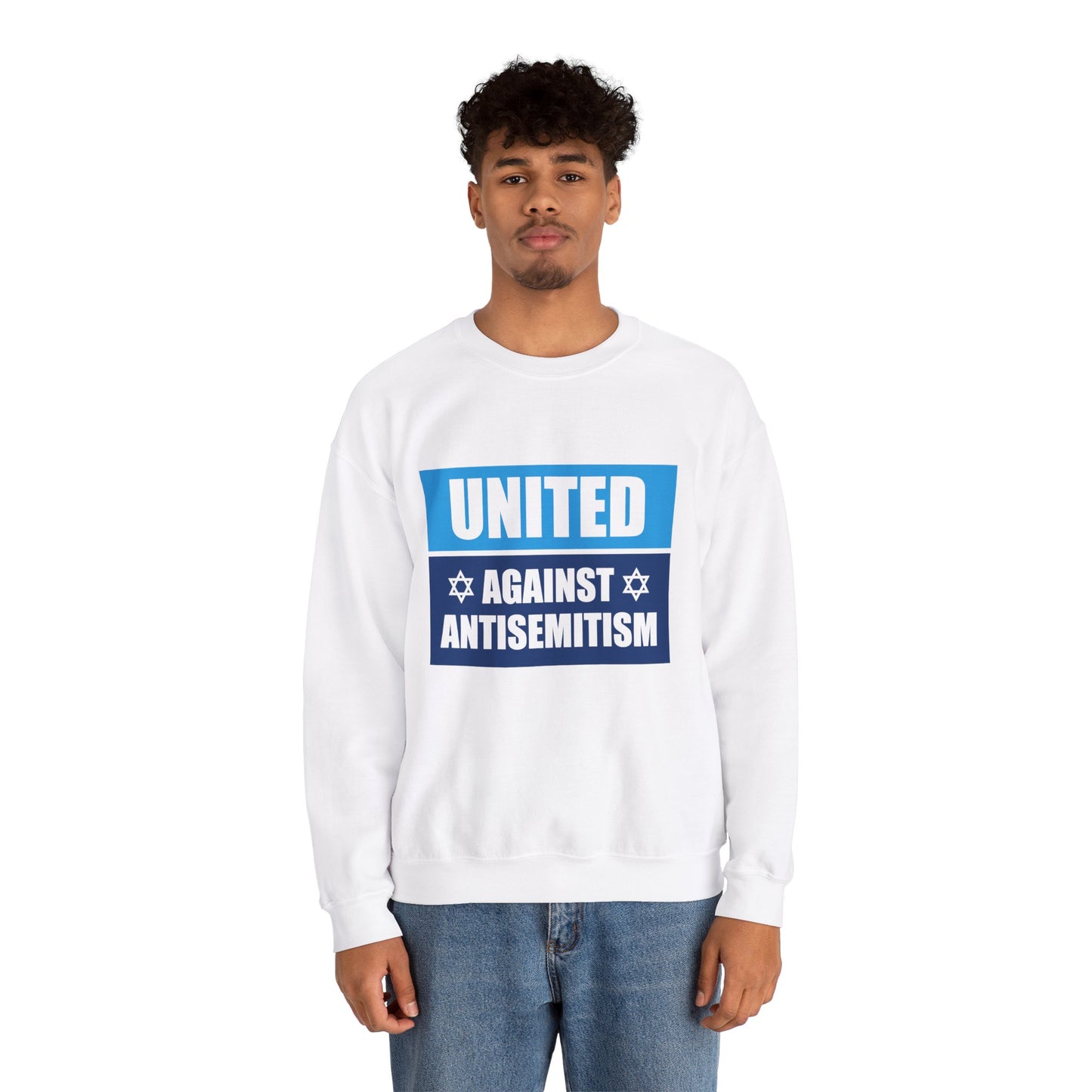 “United Against Antisemitism” Unisex Sweatshirt