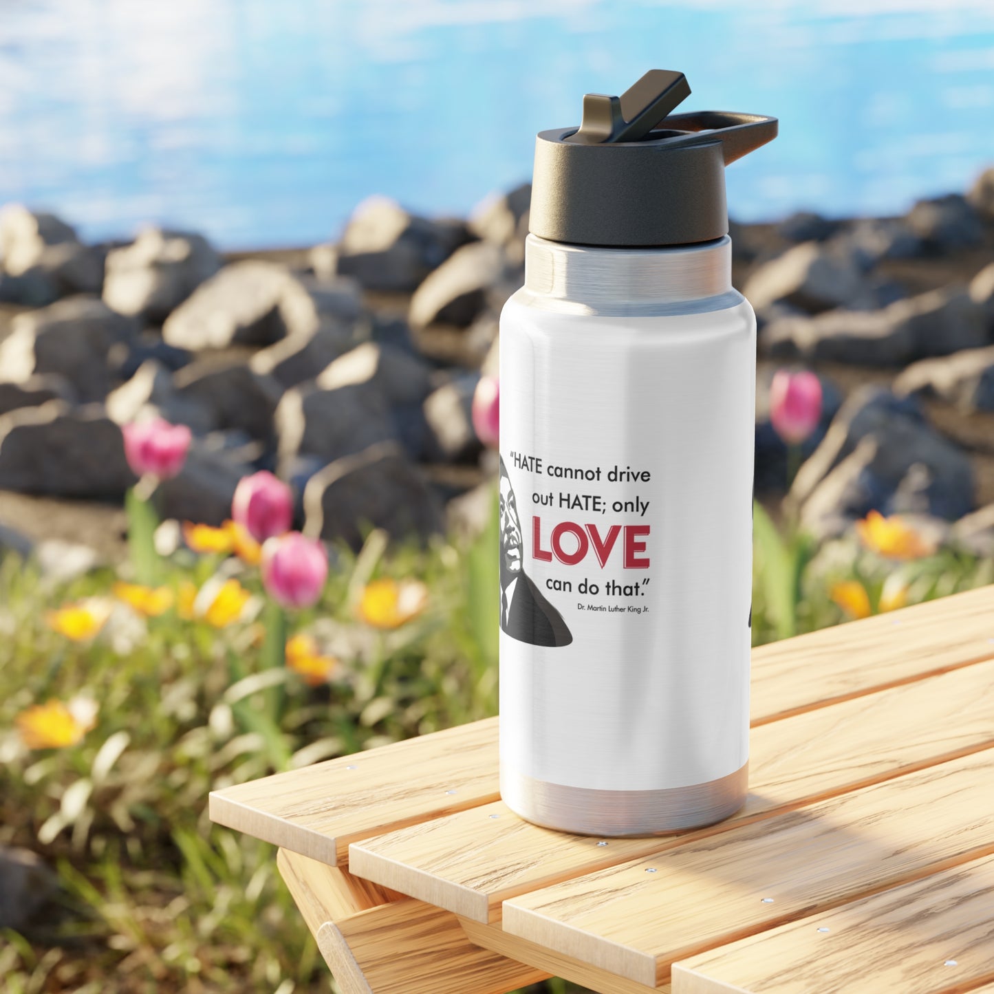 “MLK Love” 32 oz. Tumbler/Water Bottle