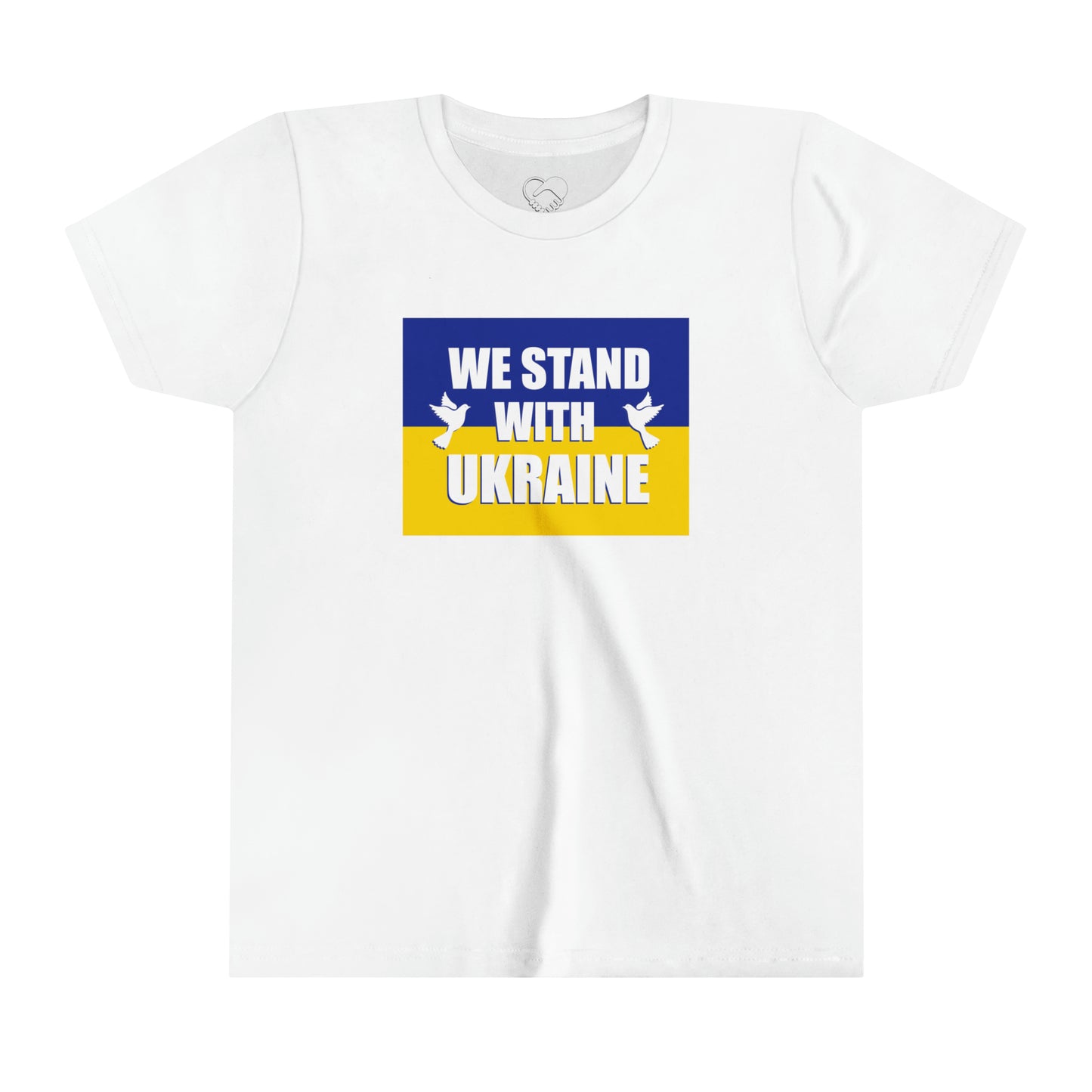 “We Stand With Ukraine” Youth T-Shirt