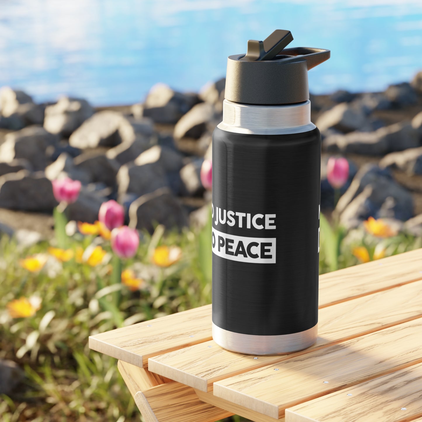 “No Justice, No Peace” 32 oz. Tumbler/Water Bottle