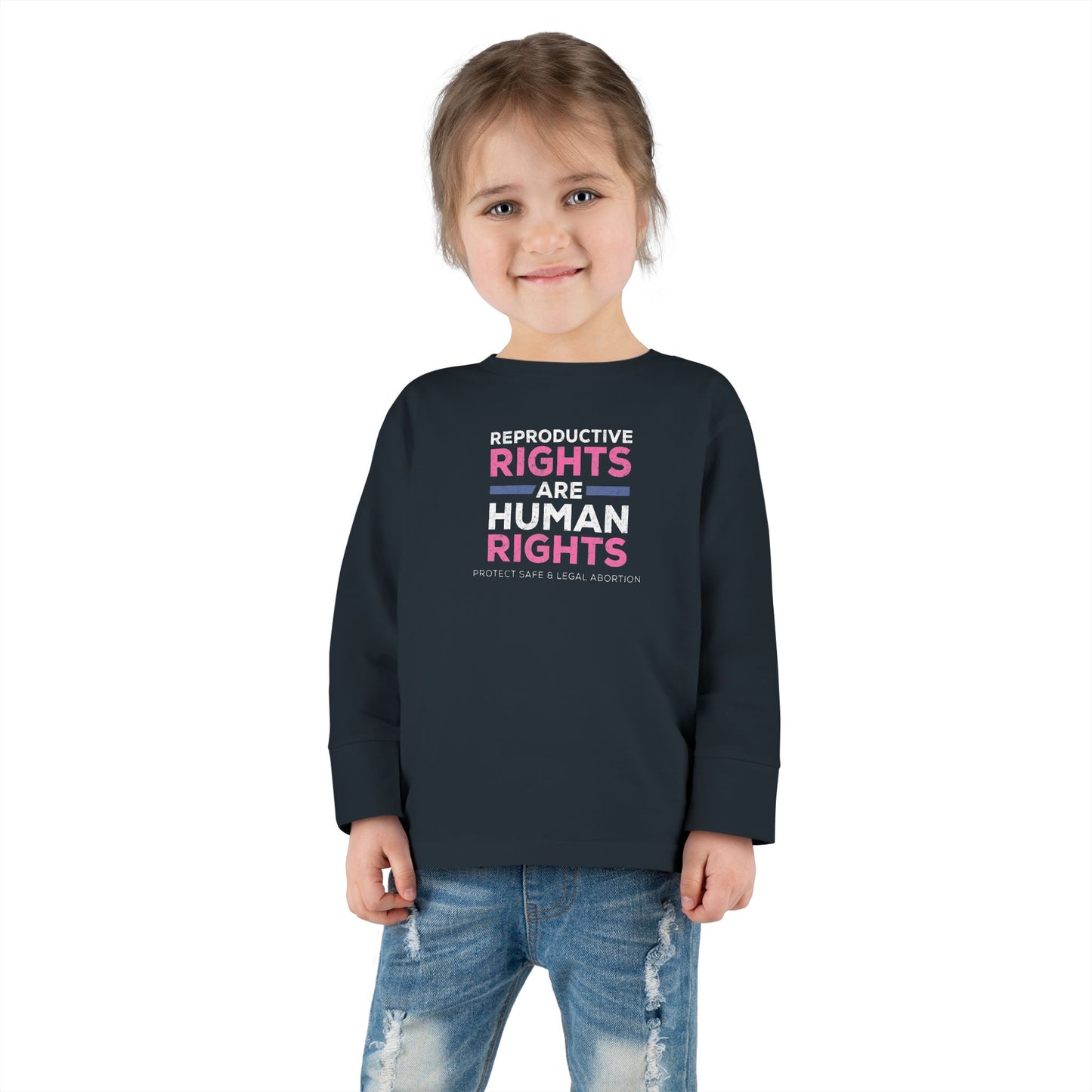 "Reproductive Rights" Toddler Long Sleeve Tee