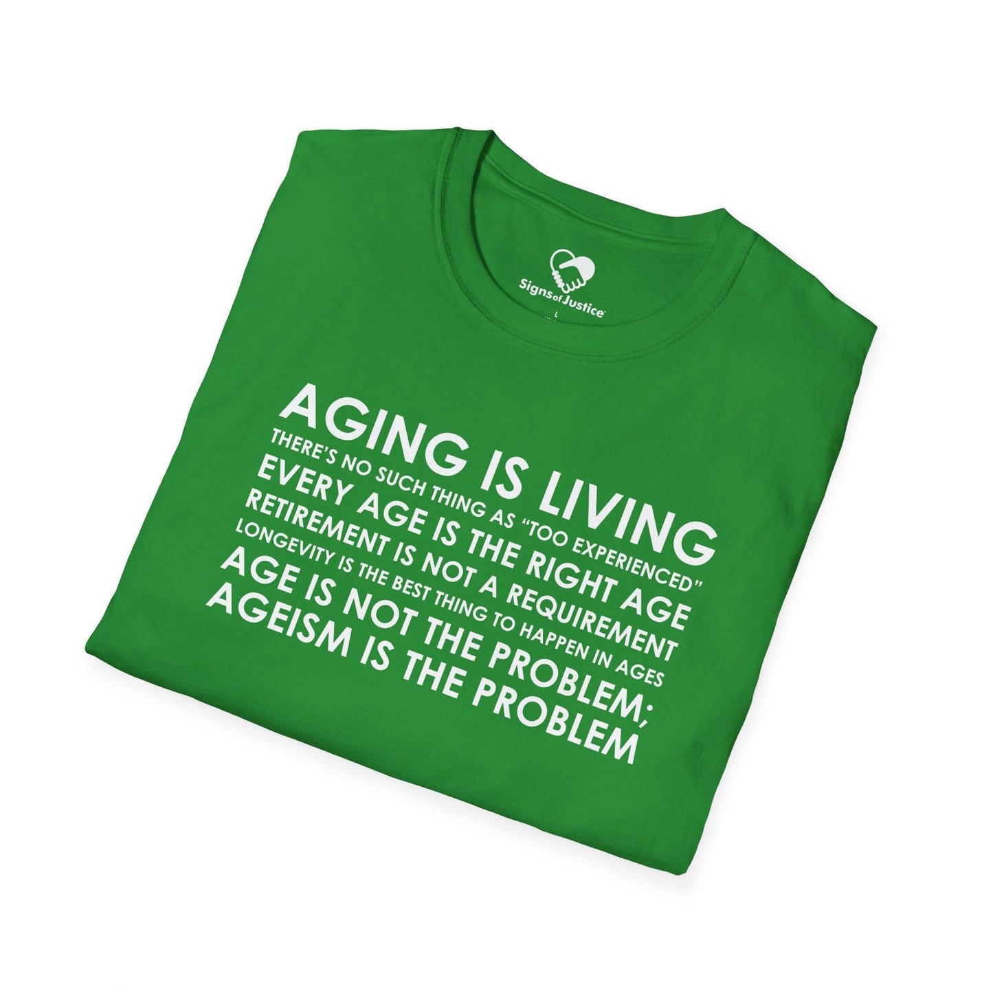 "Aging Is Living" Unisex T-Shirt