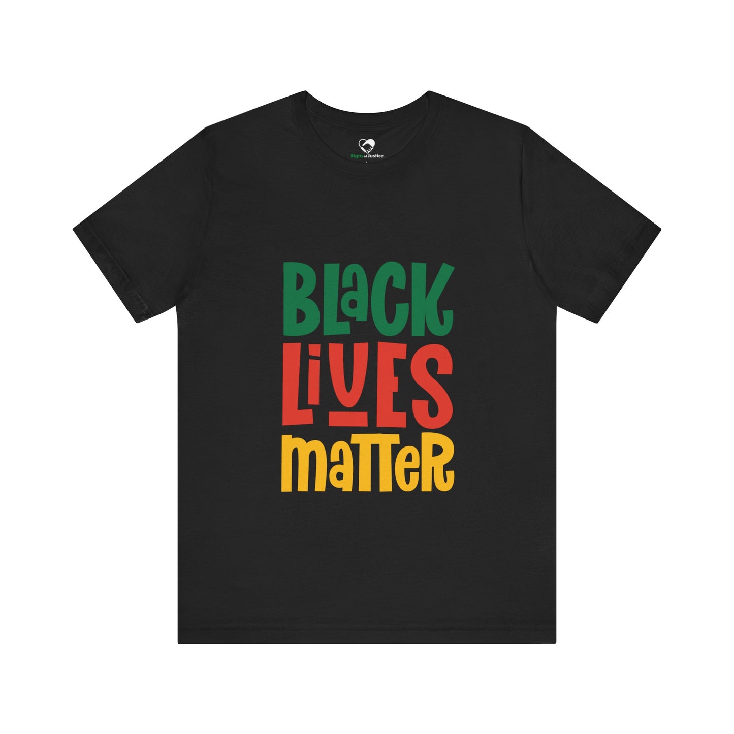 “Black Lives Matter – Solidarity (Pan-Africa 2)” Unisex T-Shirt (Bella+Canvas)