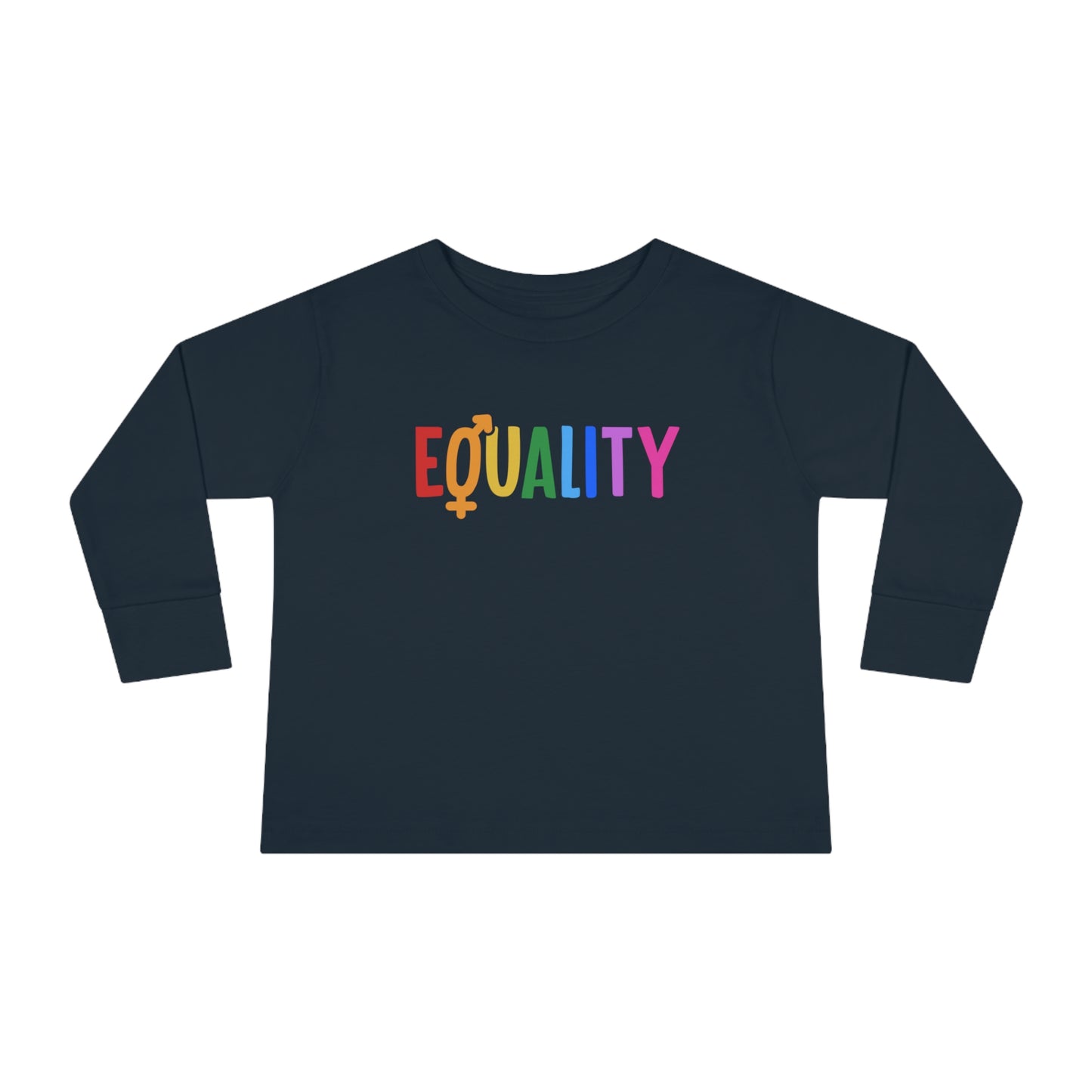 “LGBTQIA+ Equality” Toddler Long Sleeve Tee