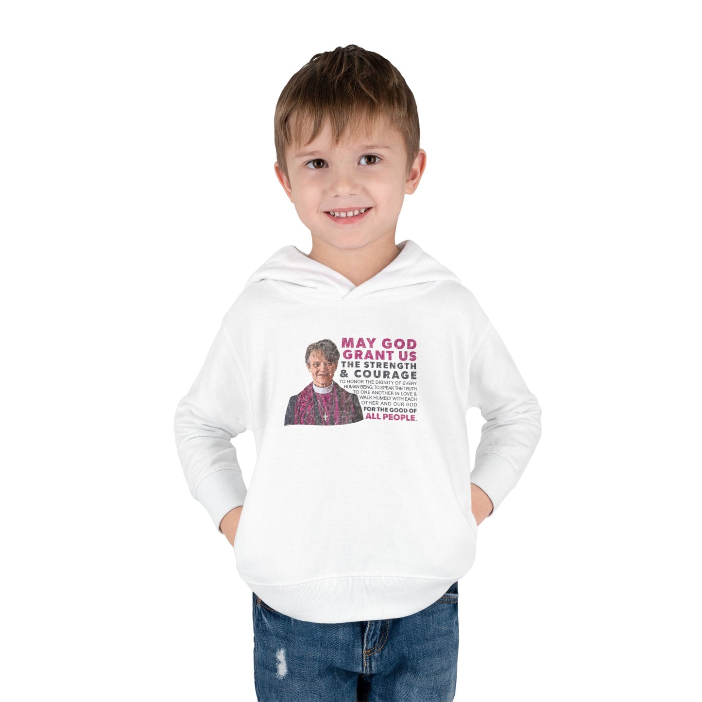 "Mariann Budde Bishop" Toddler Hoodie