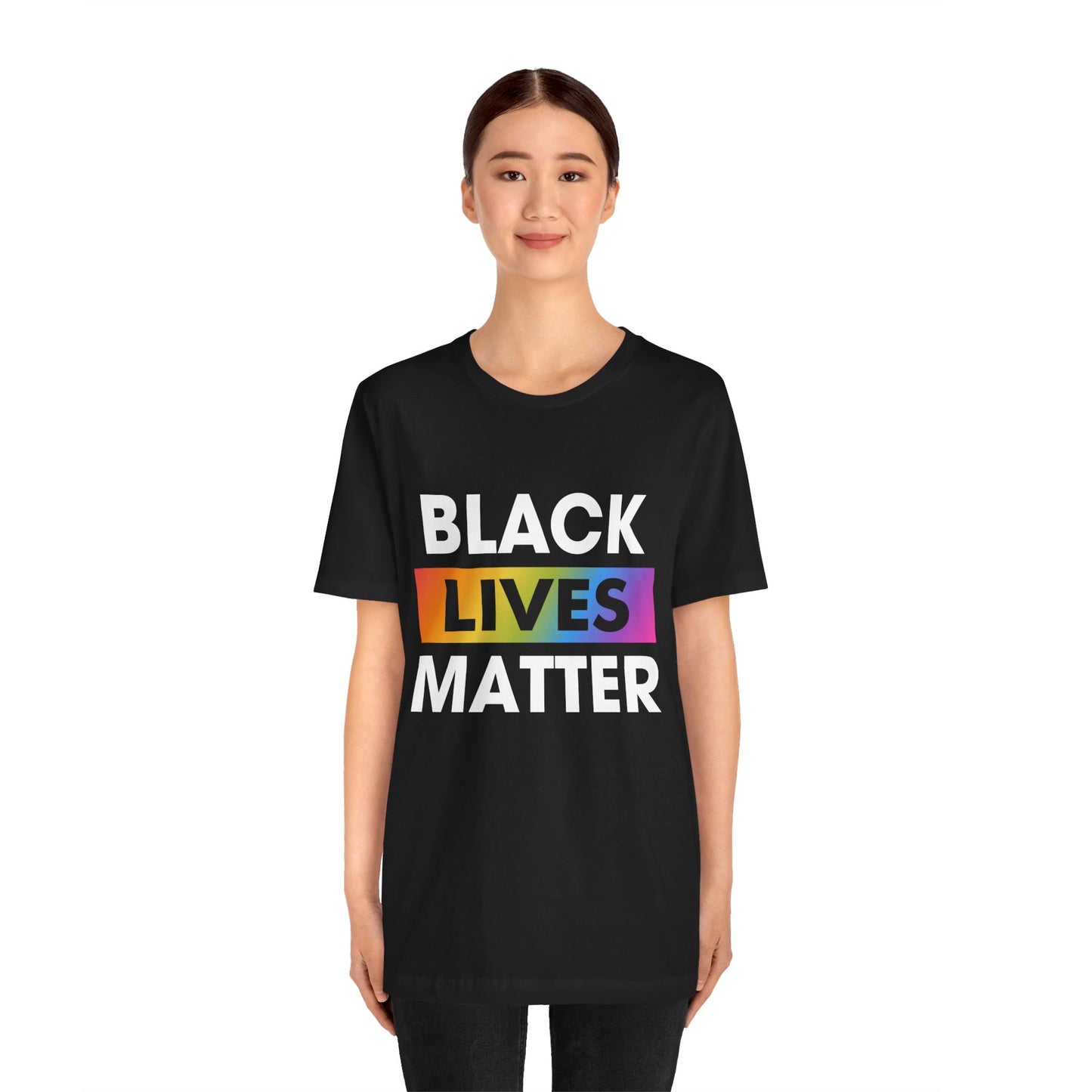 “Black Lives Matter (LGBTQ+)” Unisex T-Shirt (Bella+Canvas)