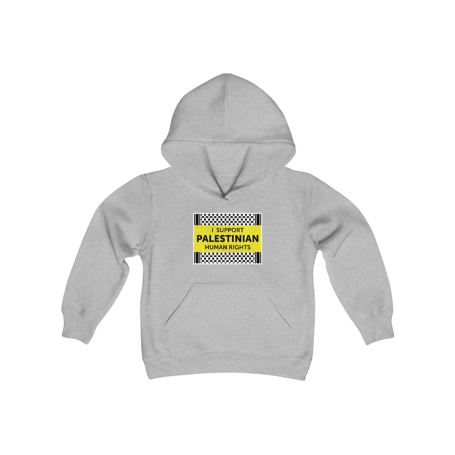 “I Support Palestinian Human Rights” Youth Hoodie