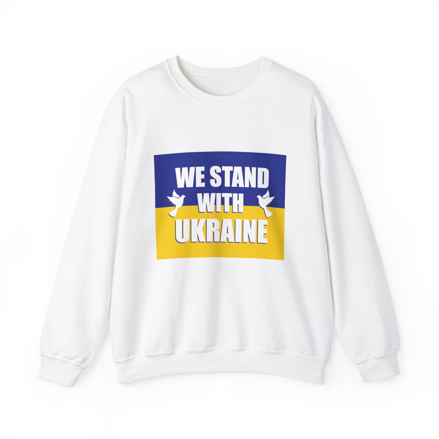 “We Stand With Ukraine” Unisex Sweatshirt