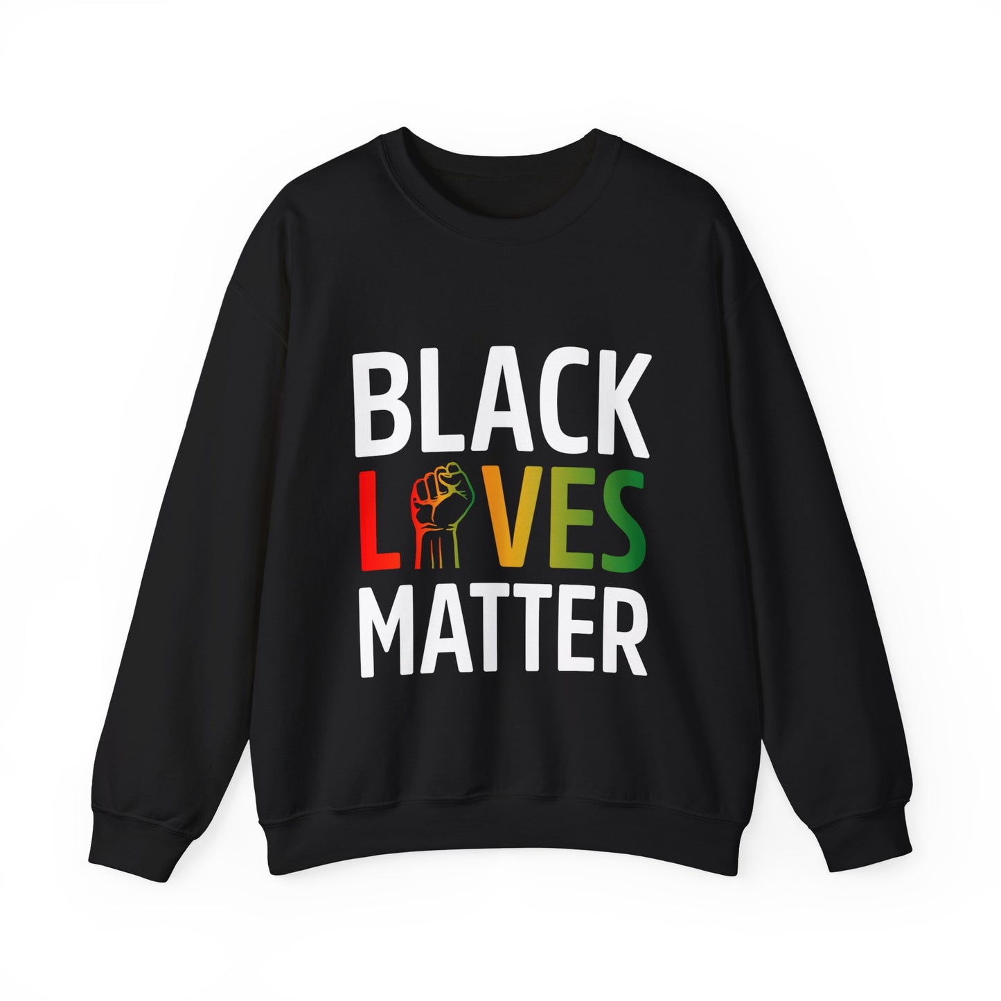 “Black Lives Matter – Unity Fist (Pan-Africa)” Unisex Sweatshirt