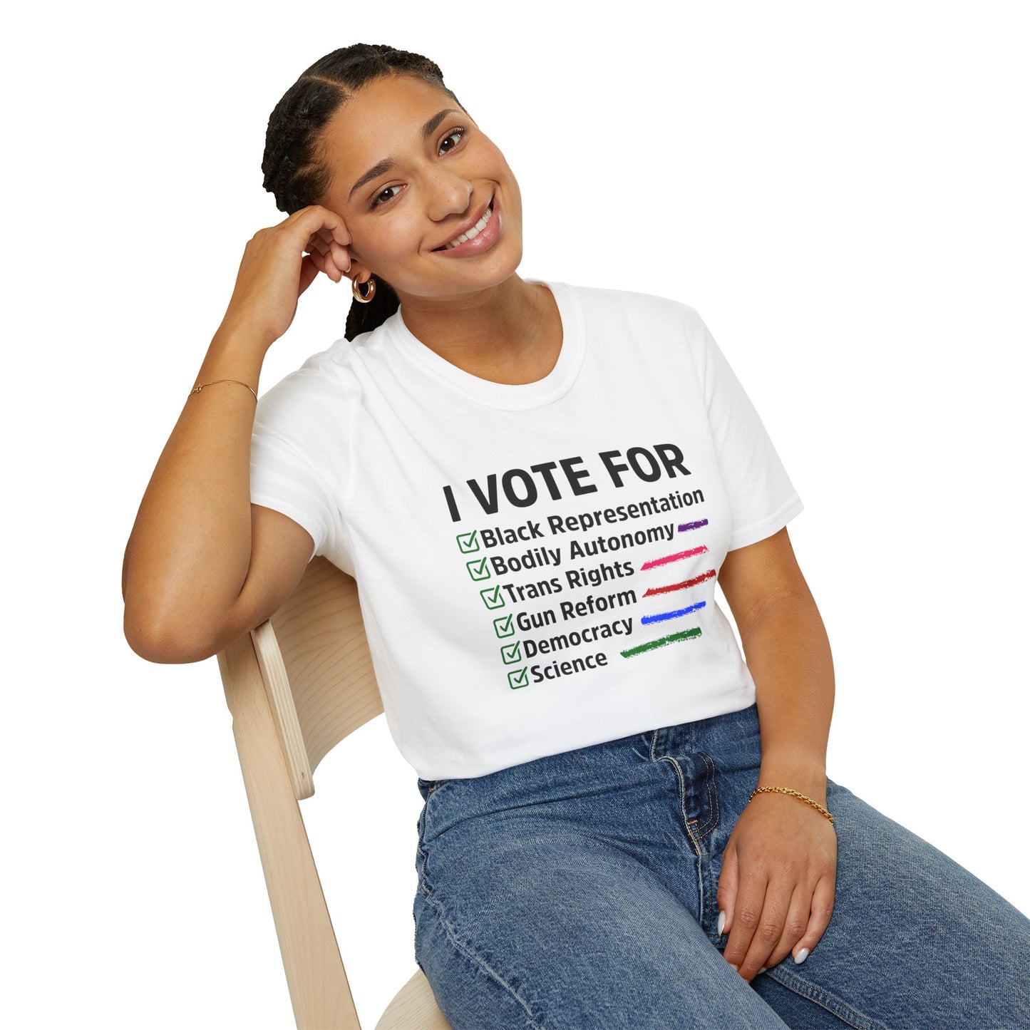 “I Vote For” Unisex T-Shirt