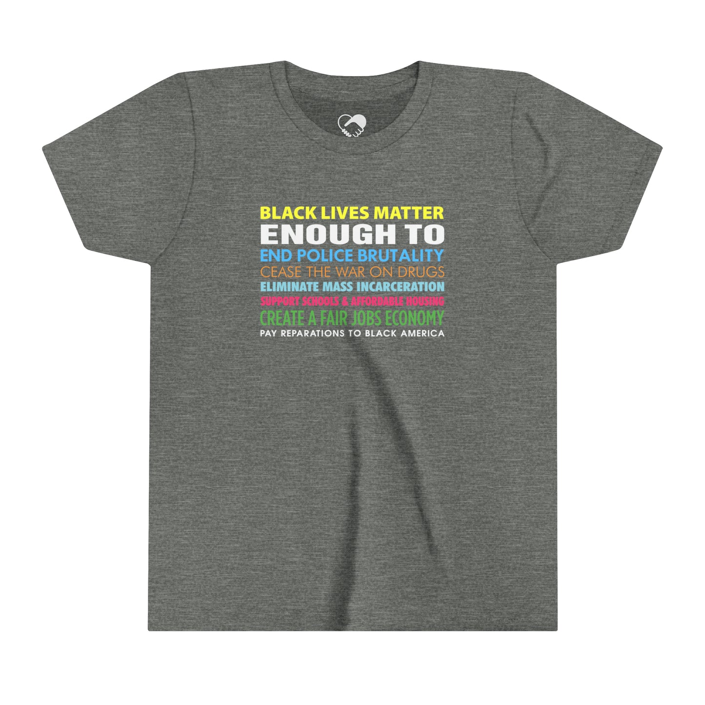 “Black Lives Matter Enough To” Youth T-Shirt