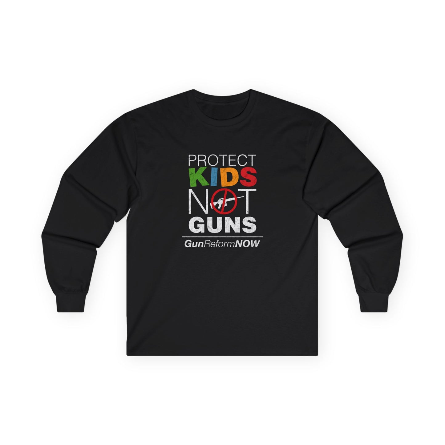 “Protect Kids Not Guns” Unisex Long Sleeve T-Shirt