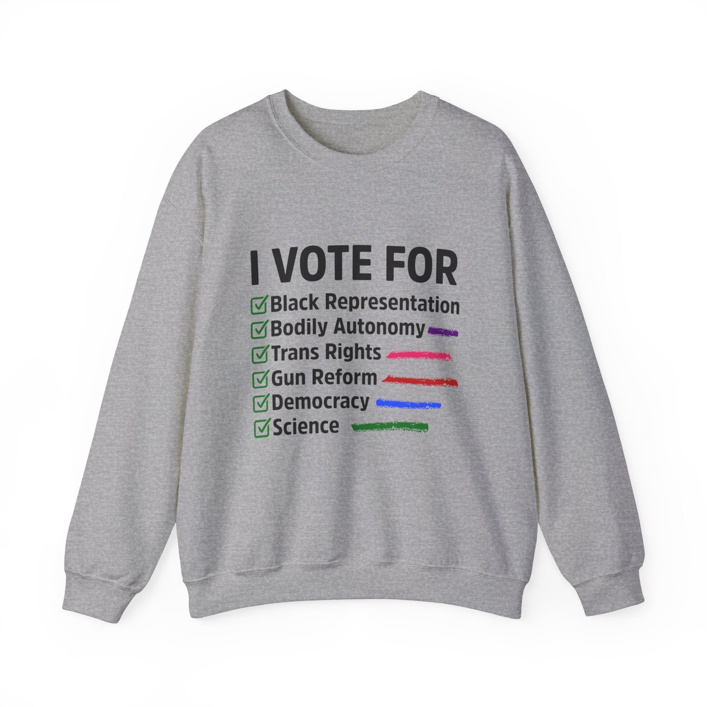 “I Vote For” Unisex Sweatshirt