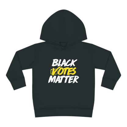 “Black Votes Matter (white text)” Toddler Hoodie