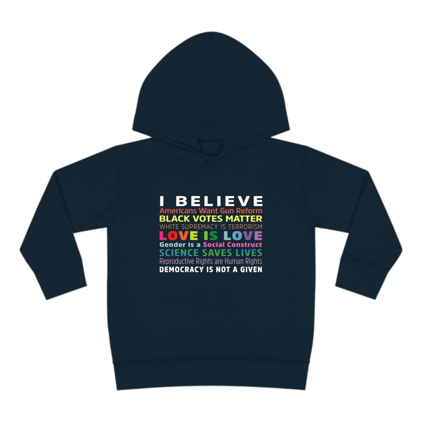 “I / We Believe 2024” Toddler Hoodie