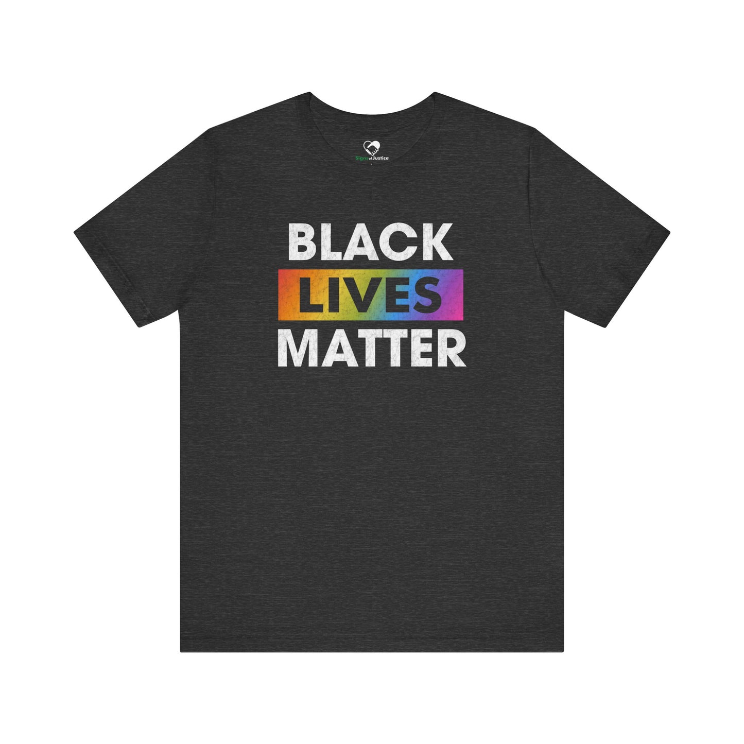 “Black Lives Matter (LGBTQ+)” Unisex T-Shirt (Bella+Canvas)