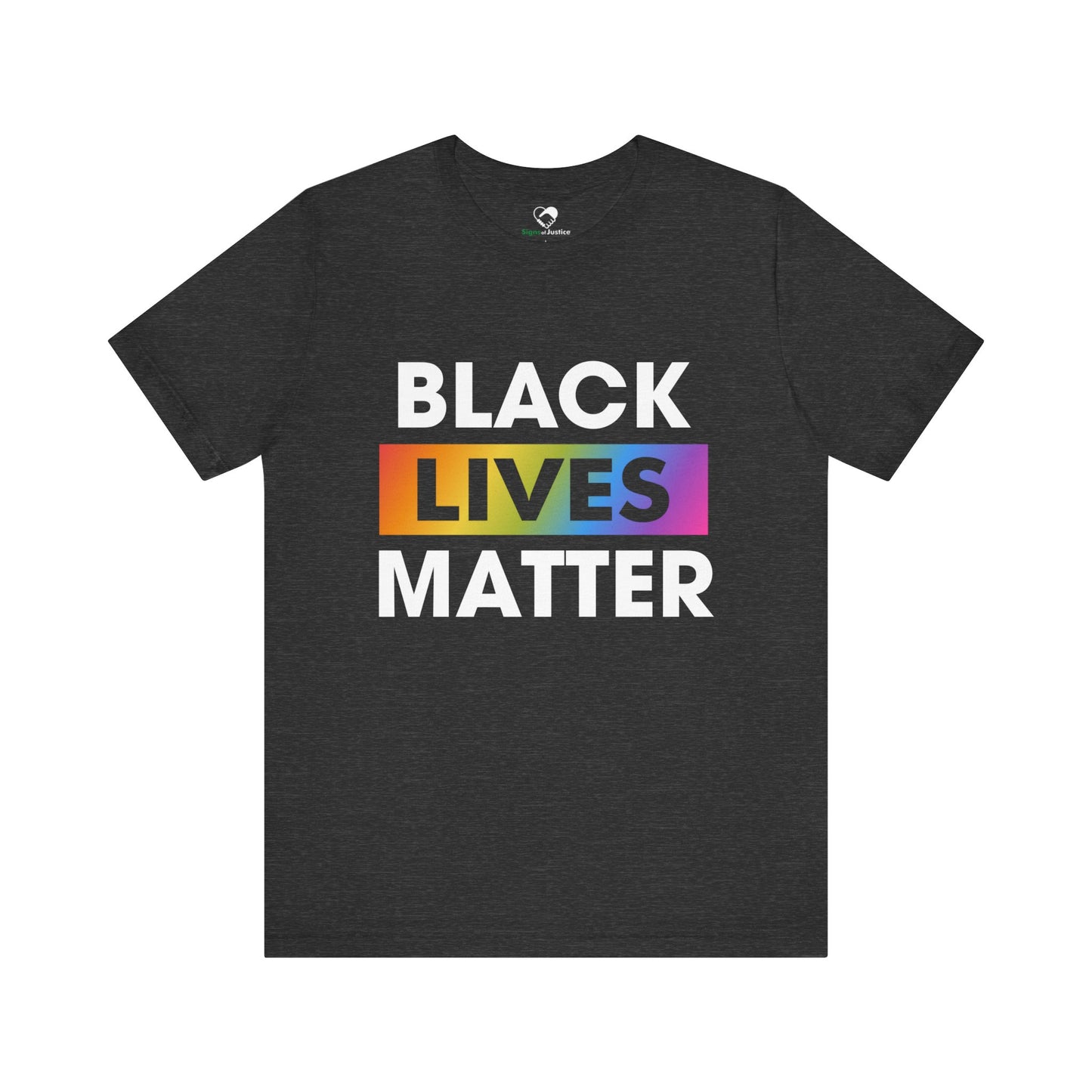 “Black Lives Matter (LGBTQ+)” Unisex T-Shirt (Bella+Canvas)