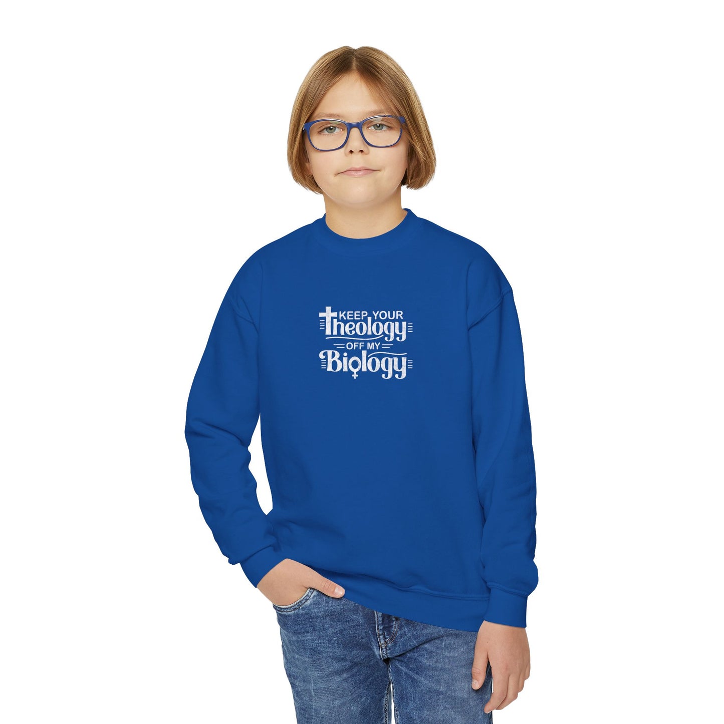 "Theology" Youth Sweatshirt