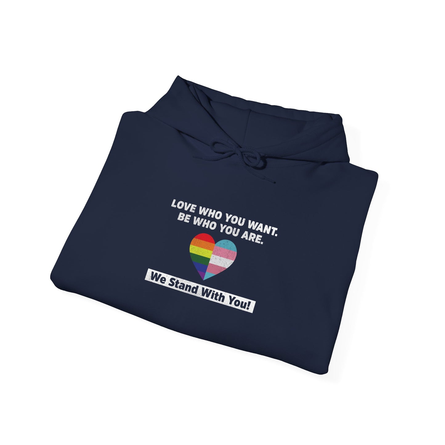 “Love Who You Want” Unisex Hoodie