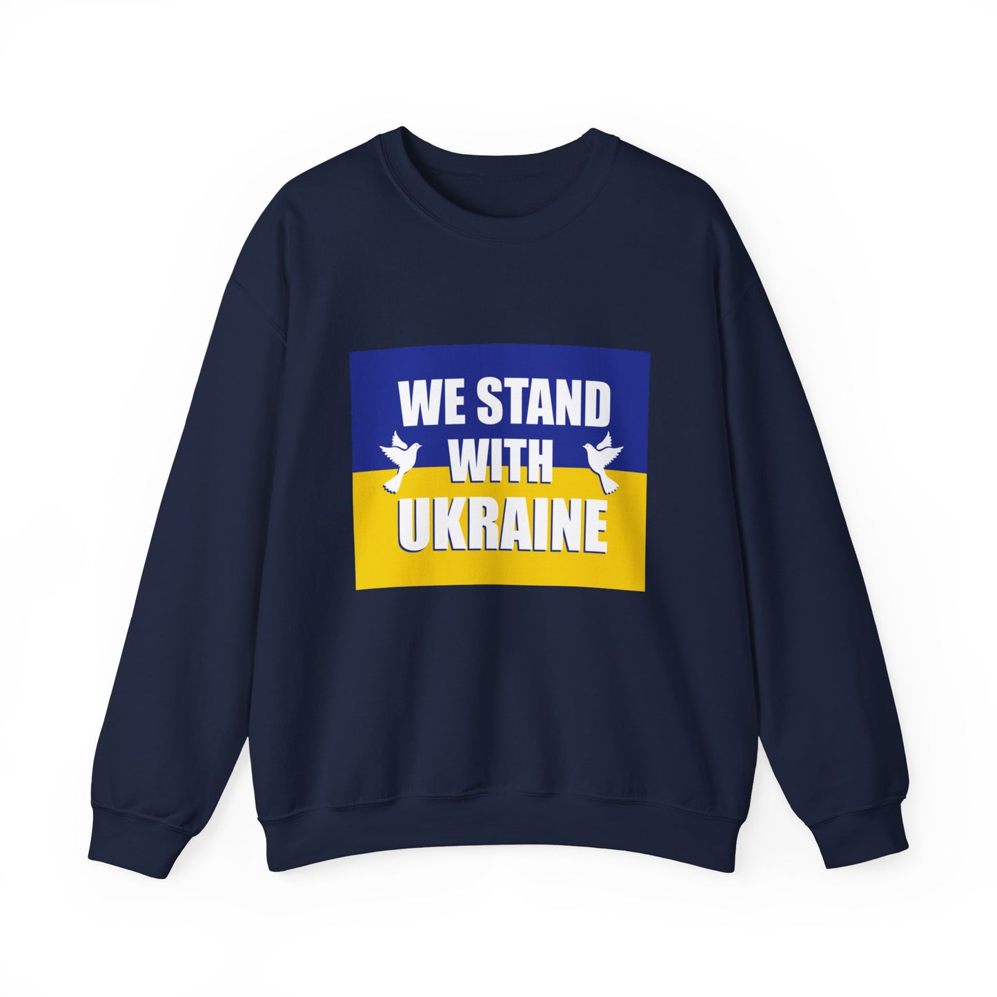 “We Stand With Ukraine” Unisex Sweatshirt