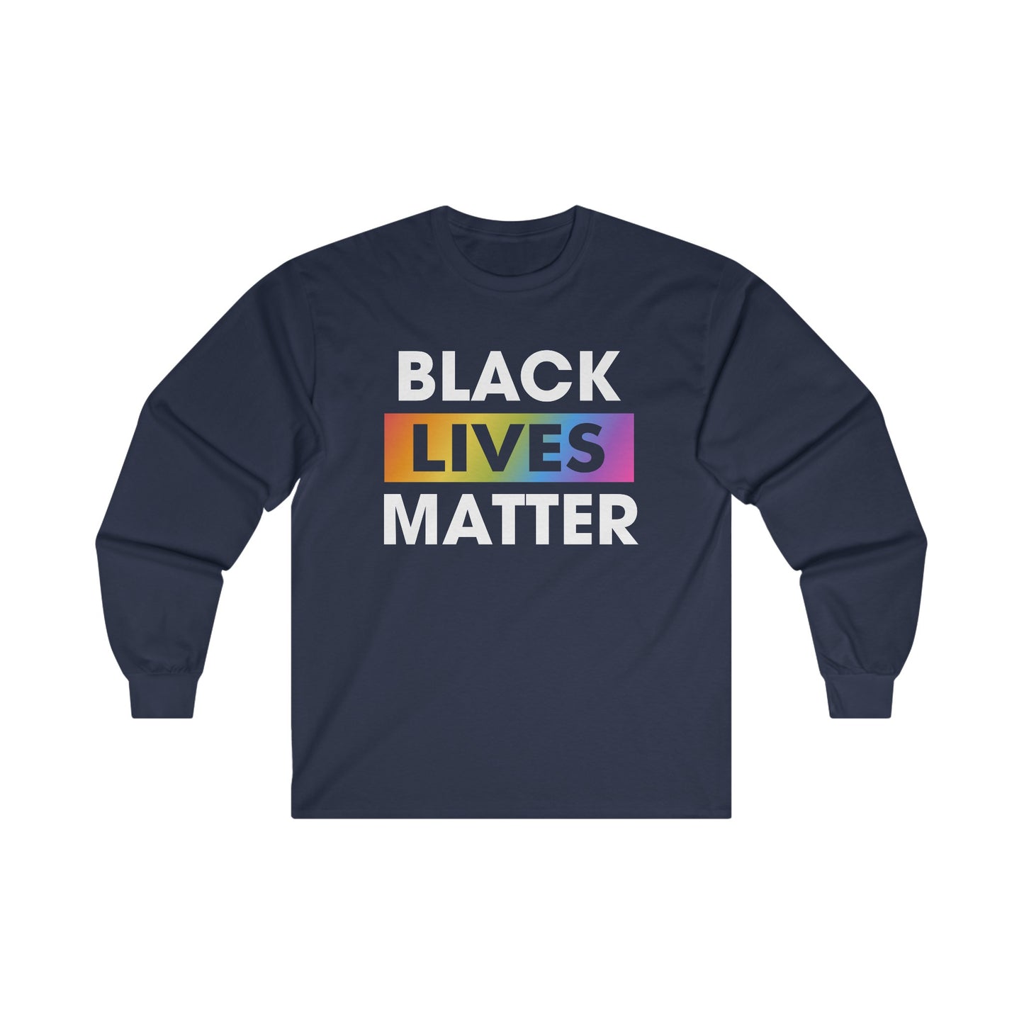 “Black Lives Matter (LGBTQ+)” Unisex Long Sleeve T-Shirt
