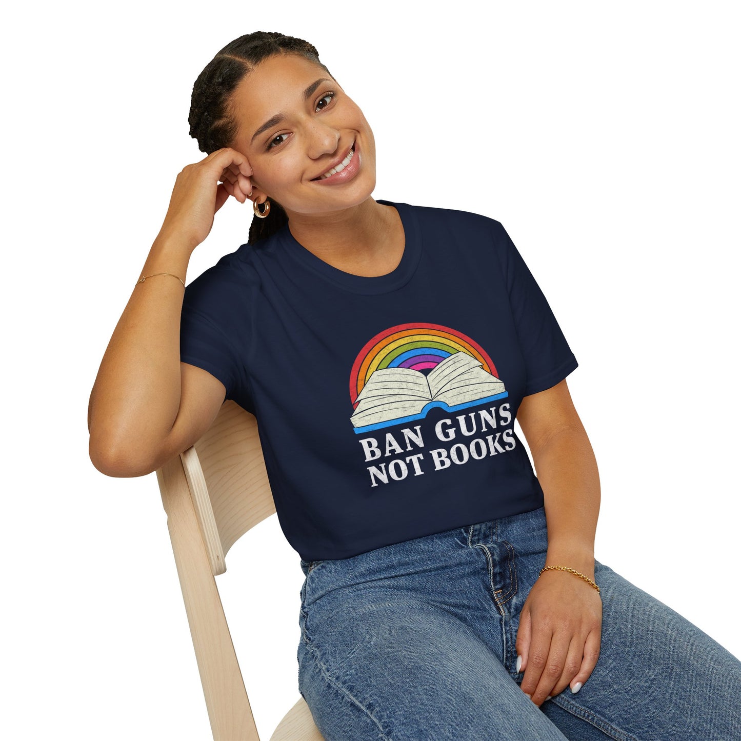 "Ban Guns Not Books" Unisex T-Shirt