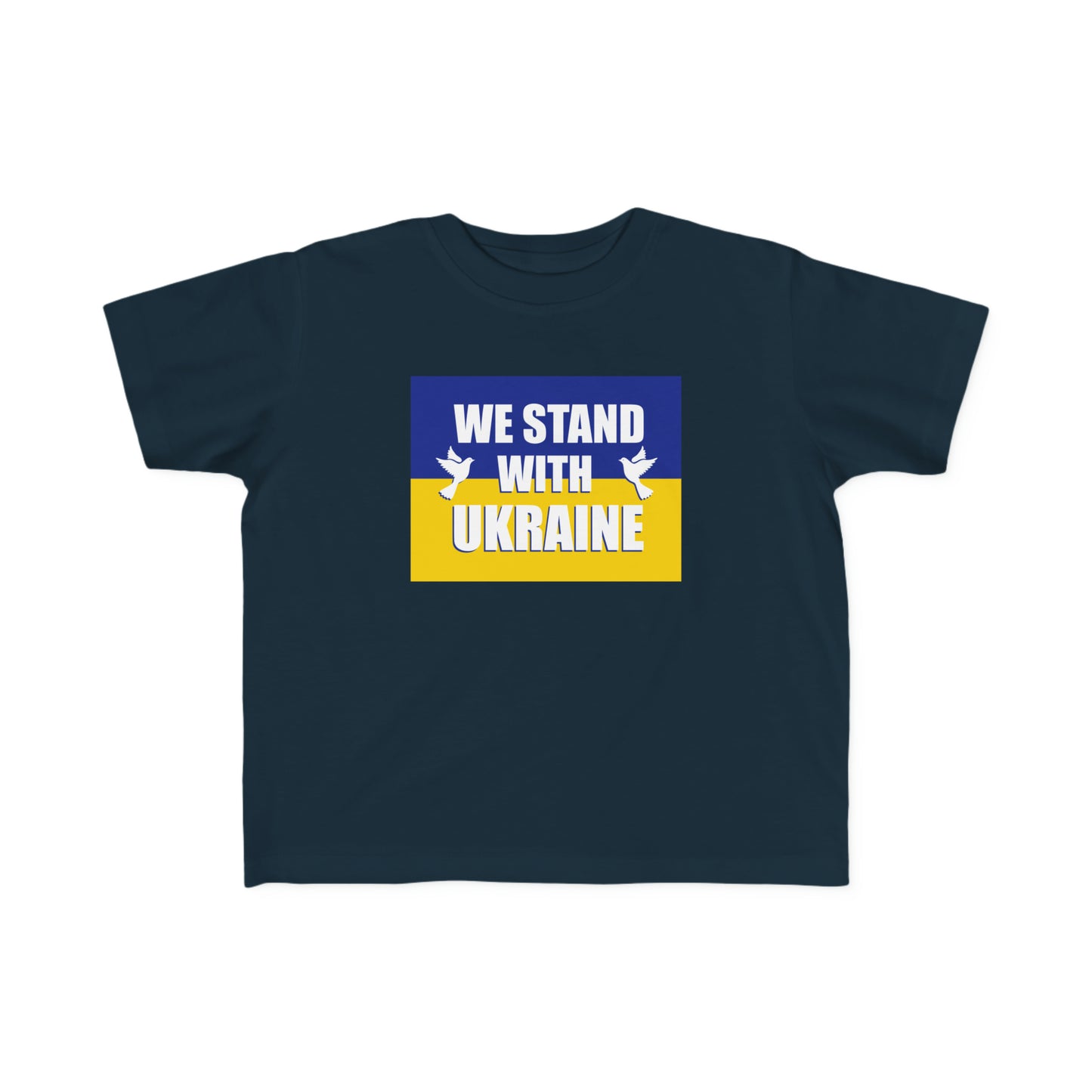 “We Stand With Ukraine” Toddler's Tee