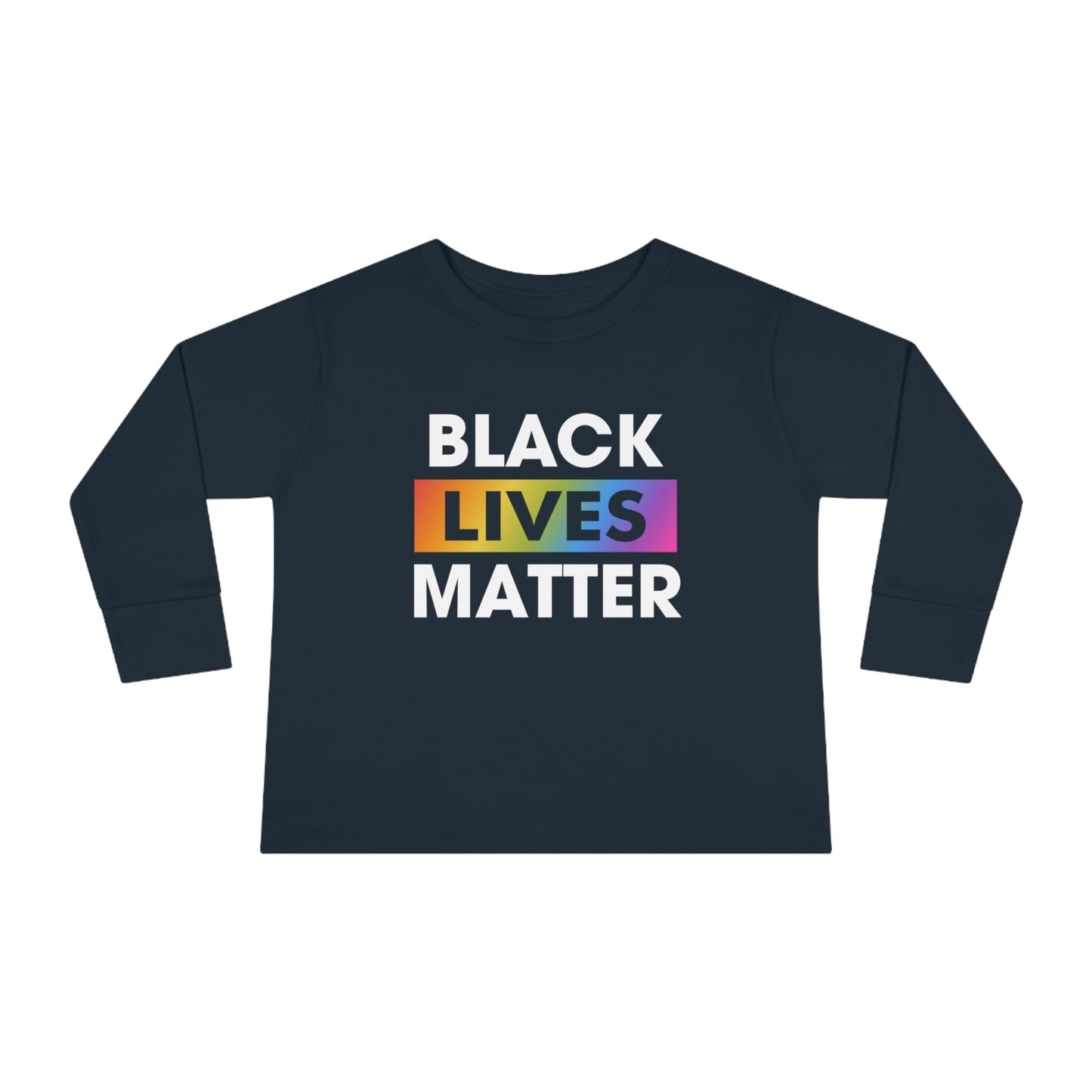 “Black Lives Matter (LGBTQ+)” Toddler Long Sleeve Tee