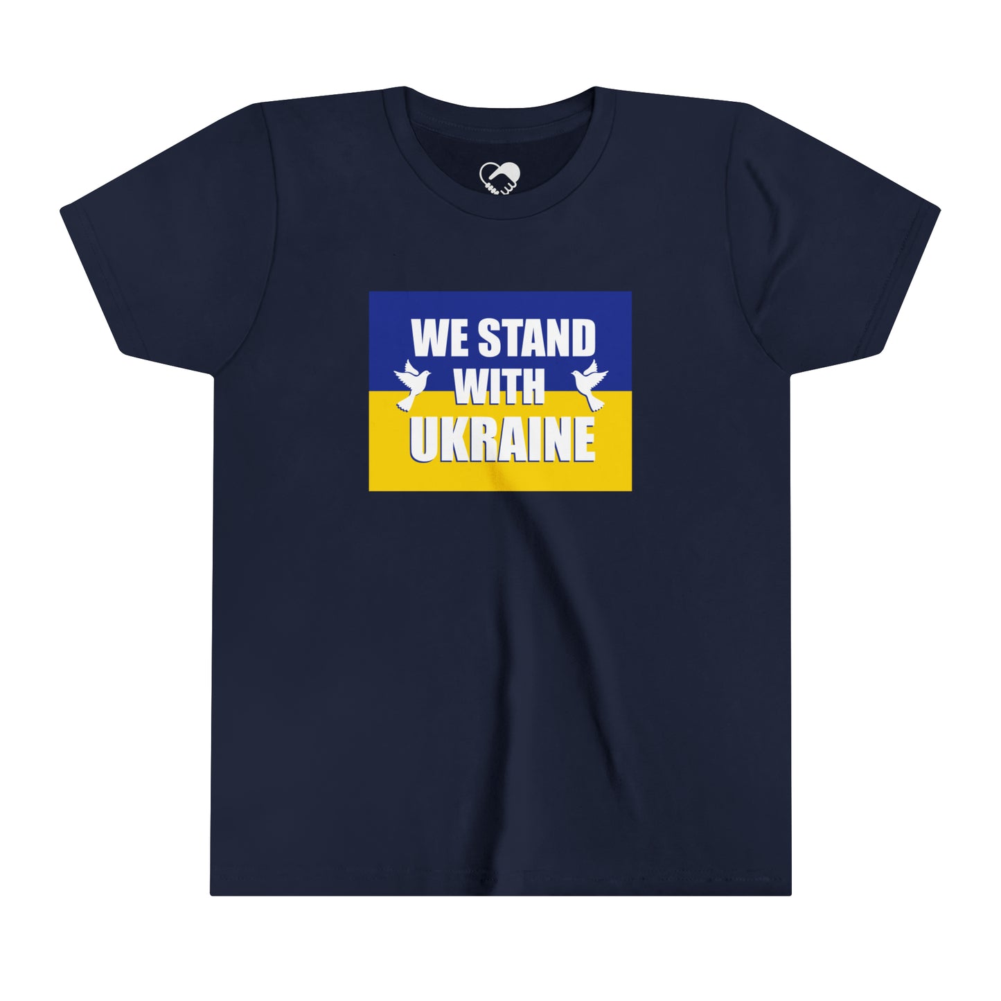 “We Stand With Ukraine” Youth T-Shirt