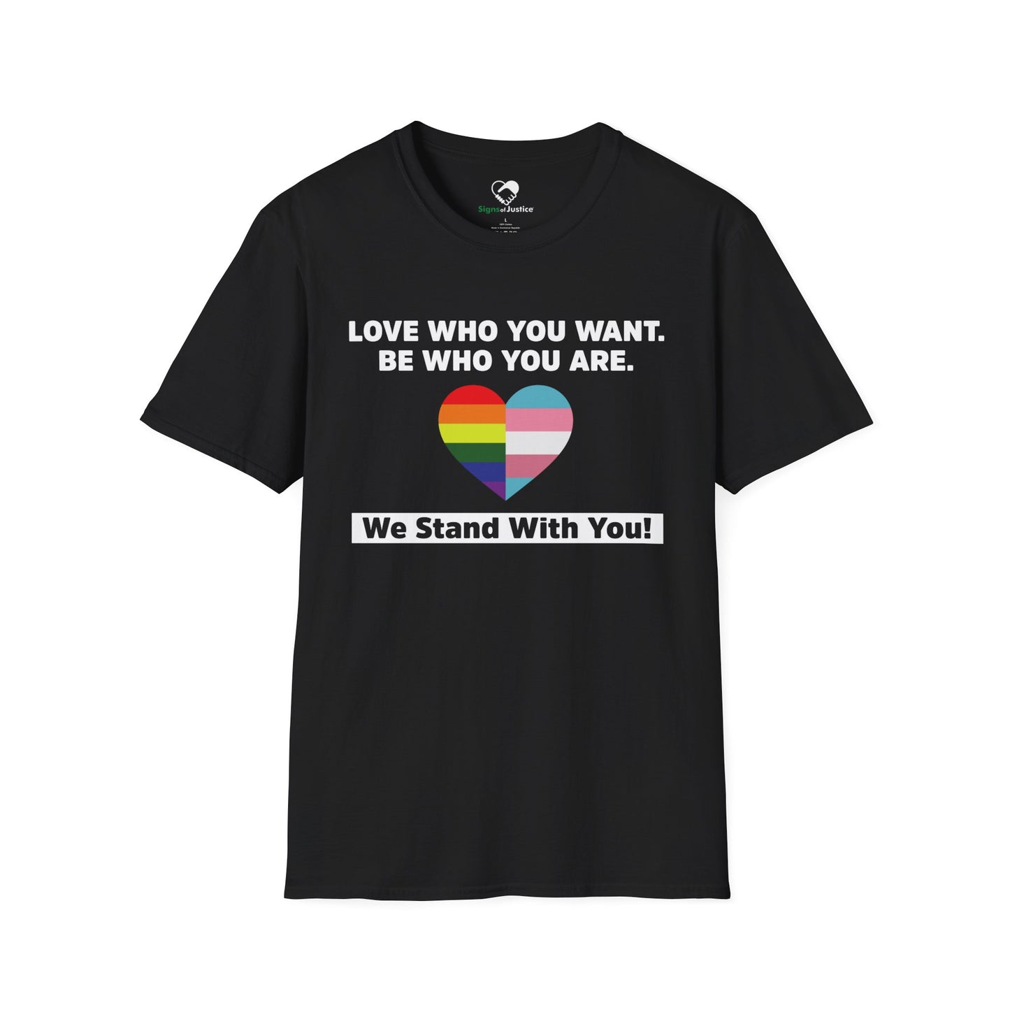 "Love Who You Want" Unisex T-Shirt