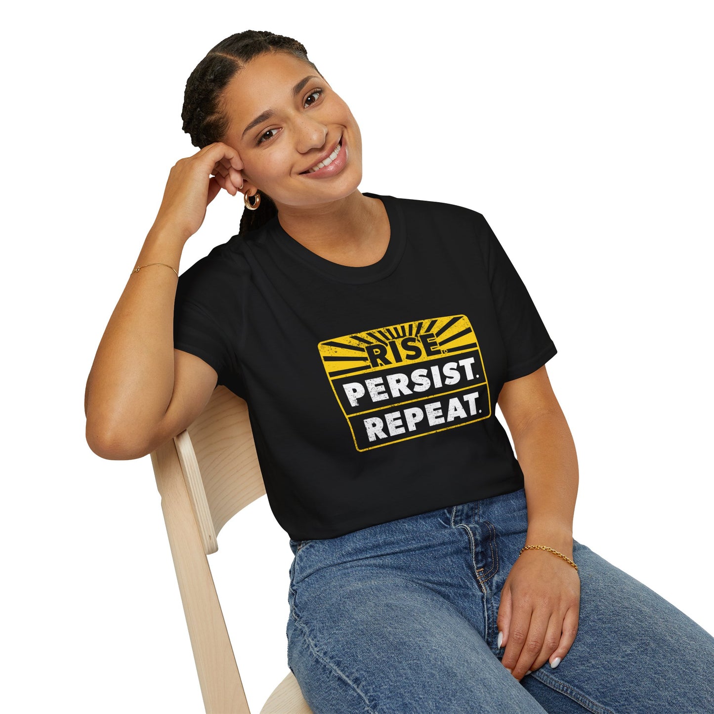 "Rise Persist Repeat" Unisex T-Shirt
