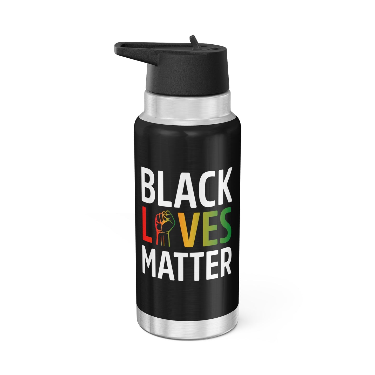 “Black Lives Matter – Unity Fist (Pan-Africa)” 32 oz. Tumbler/Water Bottle