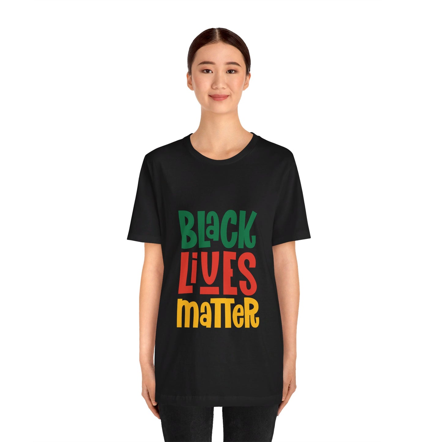 “Black Lives Matter – Solidarity (Pan-Africa 2)” Unisex T-Shirt (Bella+Canvas)