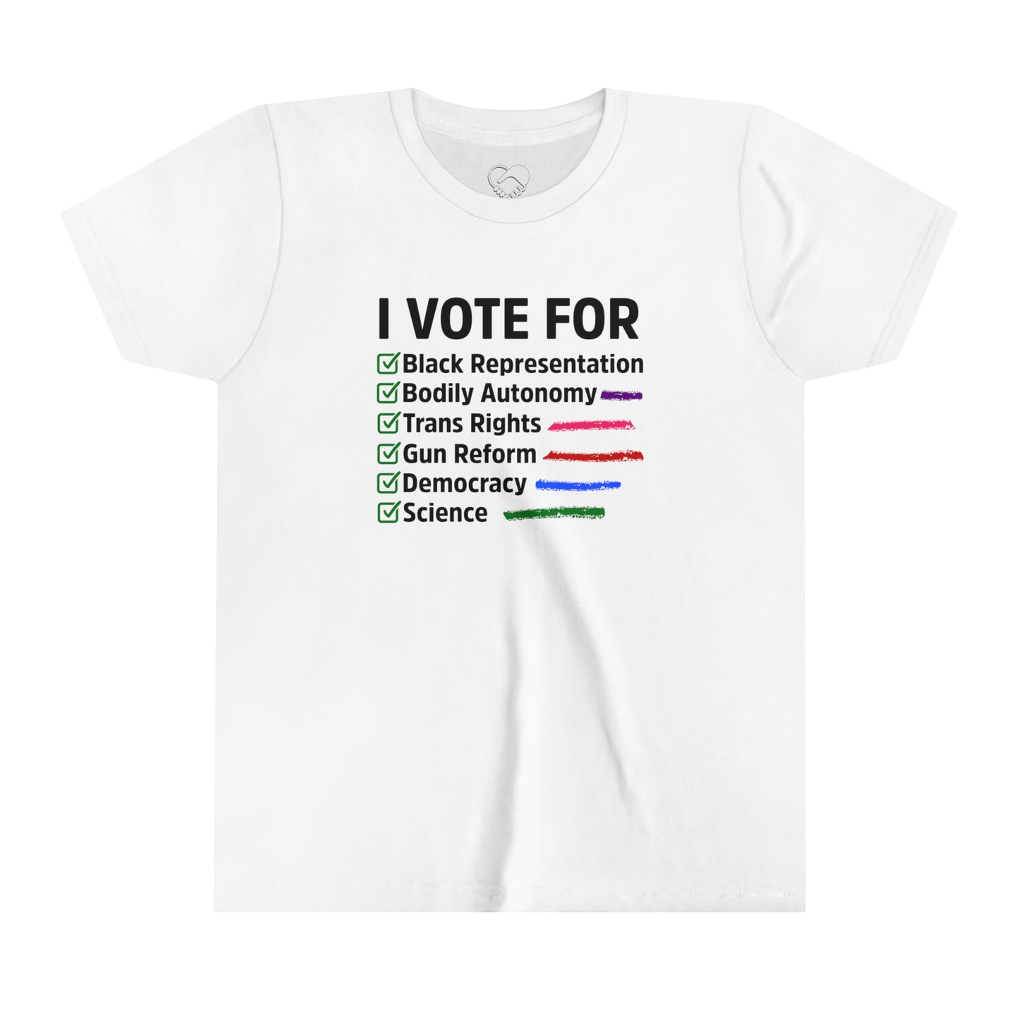 “I Vote For” Youth T-Shirt