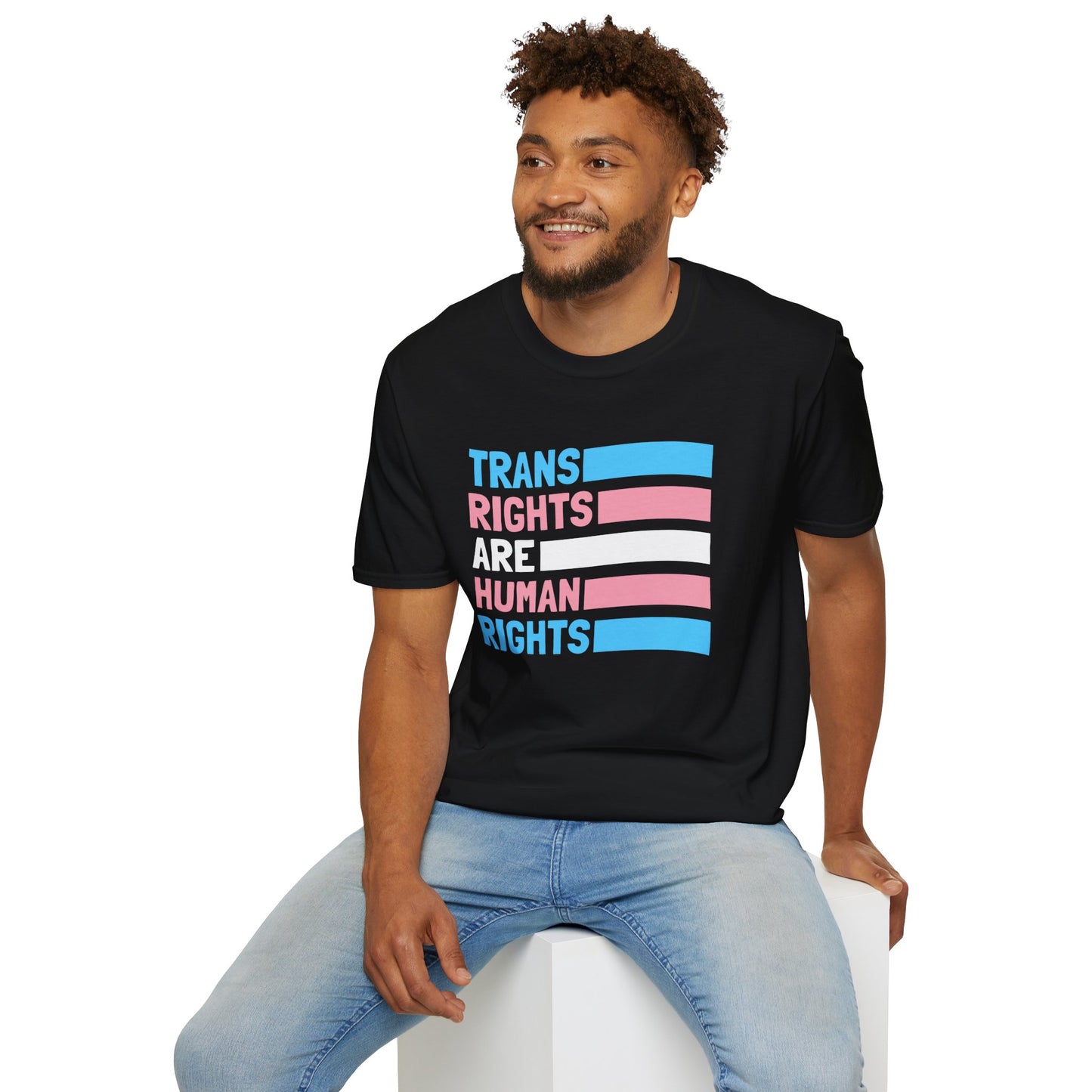 “Trans Rights Are Human Rights” Unisex T-Shirt