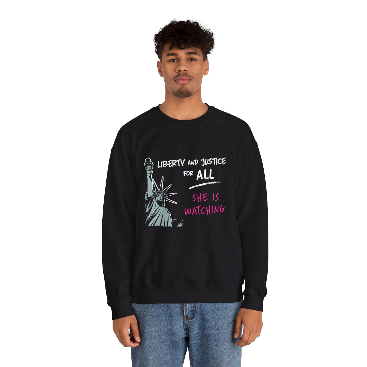 “Lady Liberty” Unisex Sweatshirt