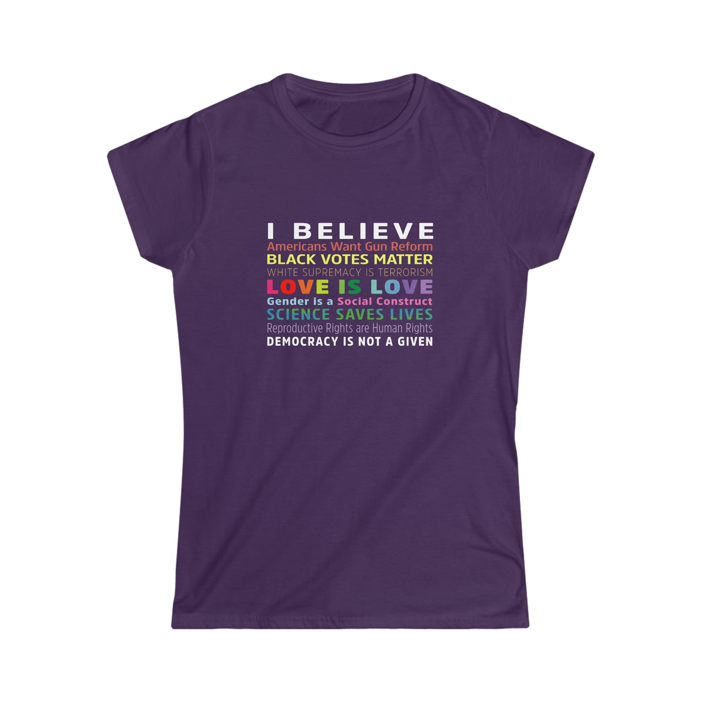 “I / We Believe 2024” Women’s T-Shirts
