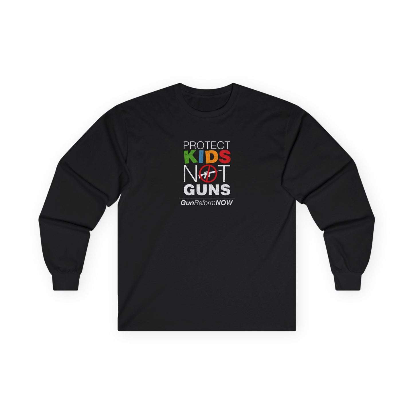 “Protect Kids Not Guns” Unisex Long Sleeve T-Shirt