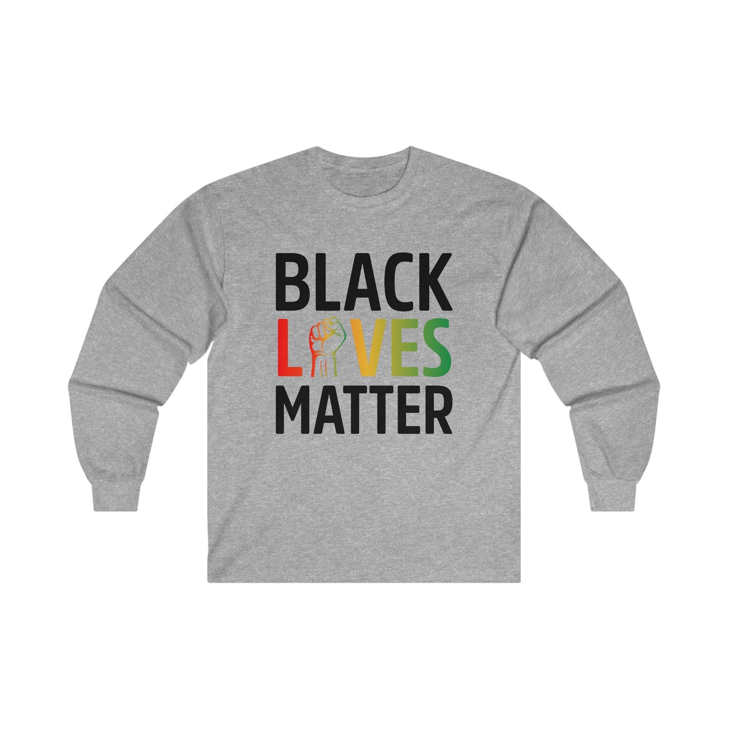 “Black Lives Matter – Unity Fist (Pan-Africa)” Unisex Long Sleeve T-Shirt